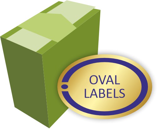 Custom Oval Printed Labels | Design Your Product Labels
